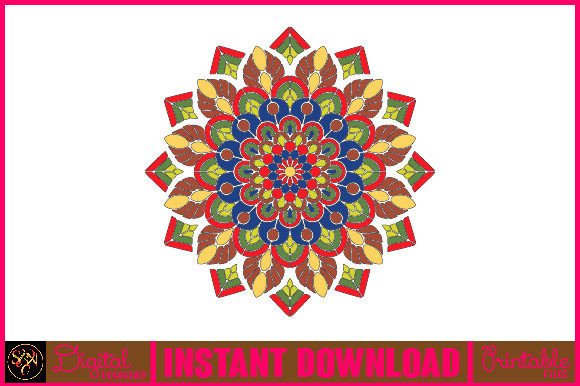 3D Layered Mandala SVG Cut File for Creative Printing and Design