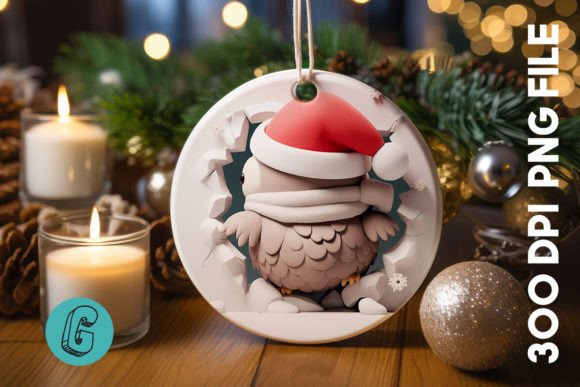 3D Owl Break Through Ornament Back 85: A Creative Must-Have for DIY Enthusiasts