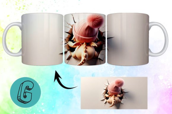 3D Valentine Dragon Mug Wrap – A Creative and Practical Digital Design for DIY Enthusiasts
