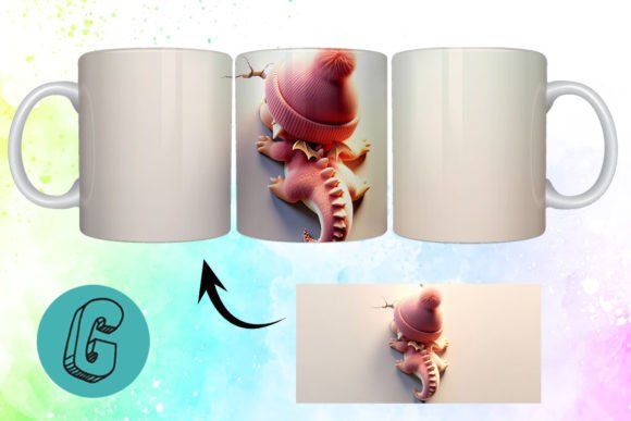 3D Valentine Dragon Mug Wrap: A Creative Tool for DIY Enthusiasts