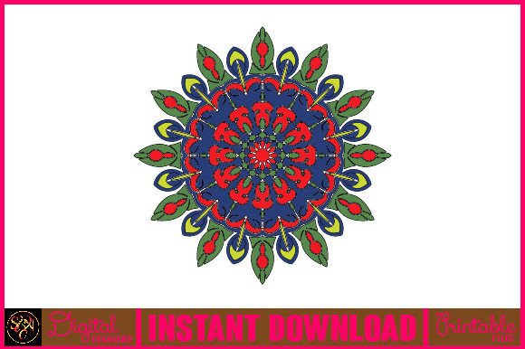 Mandala 3D Layered SVG Cut File-149: A Creative Asset for Print and Digital Projects