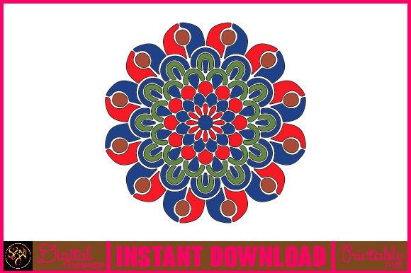 Mandala 3D Layered SVG Cut File-163: A Creative Tool for Versatile Print and Design Projects