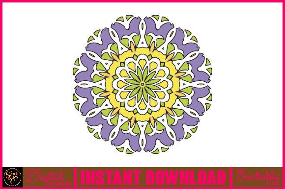 Mandala 3D Layered SVG Cut File-193: A Versatile Design for Creative and Commercial Use