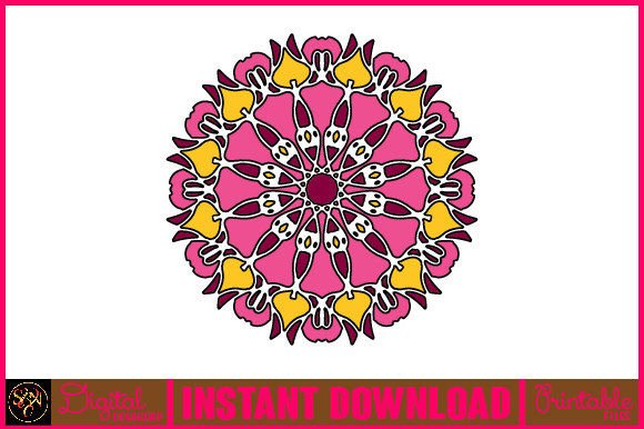 The Mandala 3D Layered SVG Cut File-168: A Versatile Design for Modern Creations