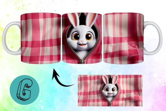 Valentine Cute Rabbit 3D Mug Wrap 18: A Creative Powerhouse for Modern Designers and Entrepreneurs