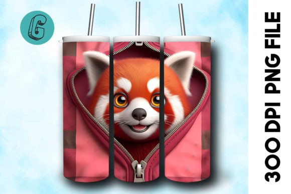 Valentine Red Panda 3D Tumbler Wrap 27: A Strategic Creative Tool for Diverse Projects