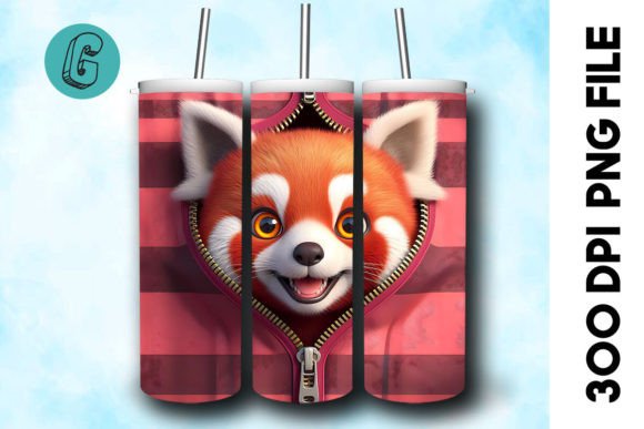 Valentine Red Panda 3D Tumbler Wrap 36: A Strategic Creative Tool for Diverse Projects